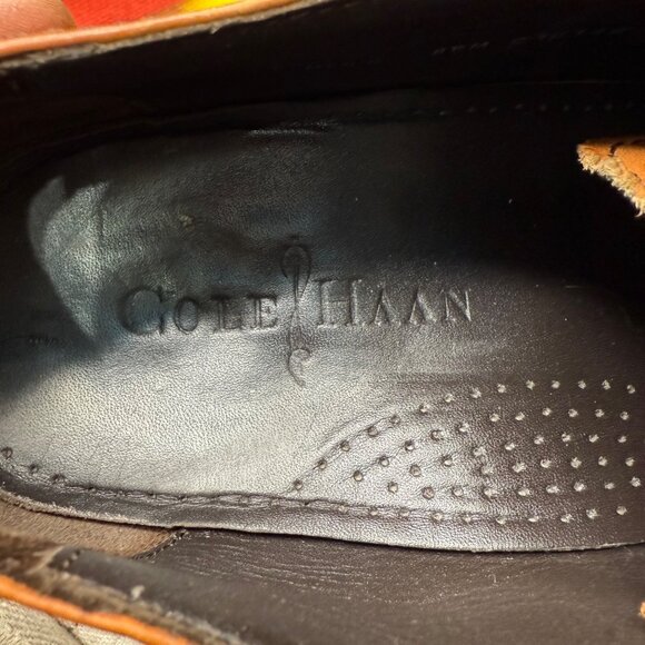 Cole Haan Mens Size 8.5M Brown Leather Wingtip Oxford Dress Shoes main image 9